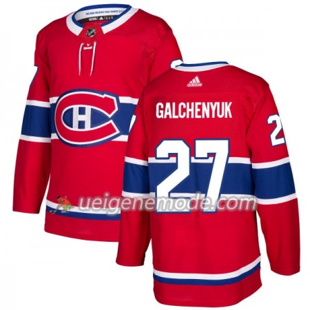 Herren Eishockey Montreal Canadiens Trikot Alex Galchenyuk 27 Adidas 2017-2018 Rot Authentic